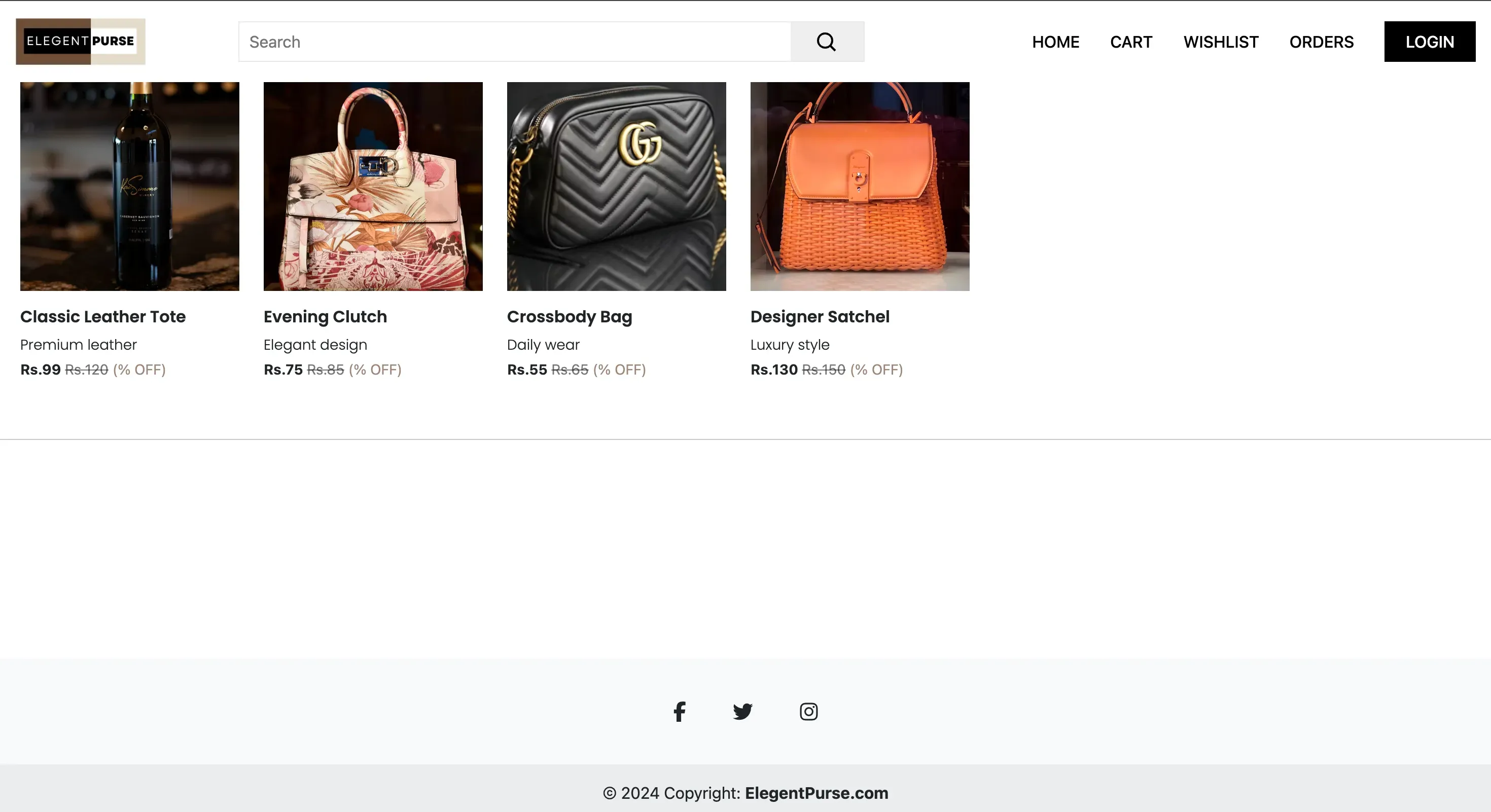 E-commerce website design for premium online boutique by Grovix